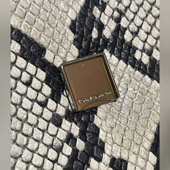 Tory Burch Britten Snake Embossed Convertible Crossbody Bag - Picture 7 of 10